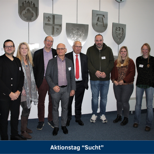 v.l.: C. Rademacher, S. Beyer, Dr. R. Holzbach, S.Kühnhold, Dr. K. Schneider, Julian Rock, Julia Steinhoff, Nadine Finger. Foto: Jürgen Uhl