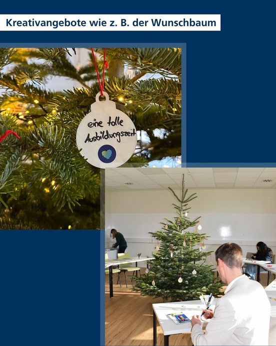 Kreativangebote wie z.B. der Wunschbaum (vergrößerte Bildansicht wird geöffnet)