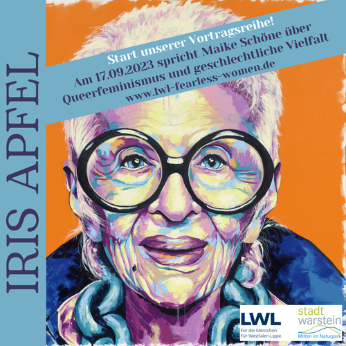 Portrait von Iris Apfel