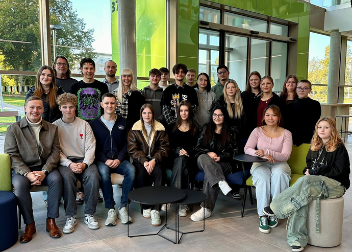 Azubis Pflegeschule Gruppenbild