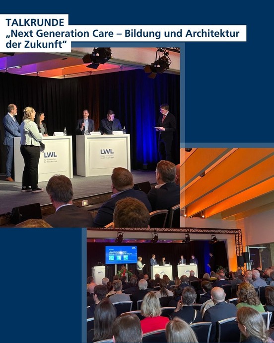 Talkrunde "Next Generation Care - Bildung und Architektur der Zukunft" (vergrößerte Bildansicht wird geöffnet)