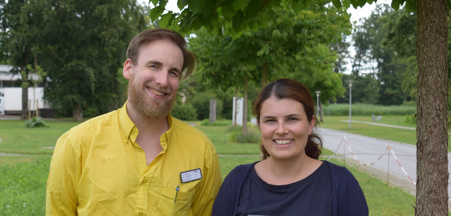 Moritz Desinger und Maike Angstmann